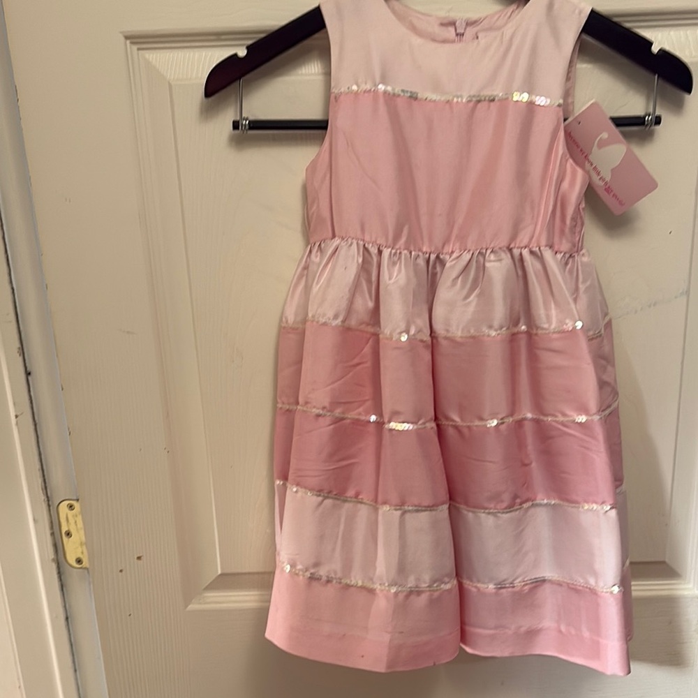 Pink Sleeveless Kids Dress